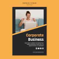 PSD gratuit modèle de flyer pour entreprise