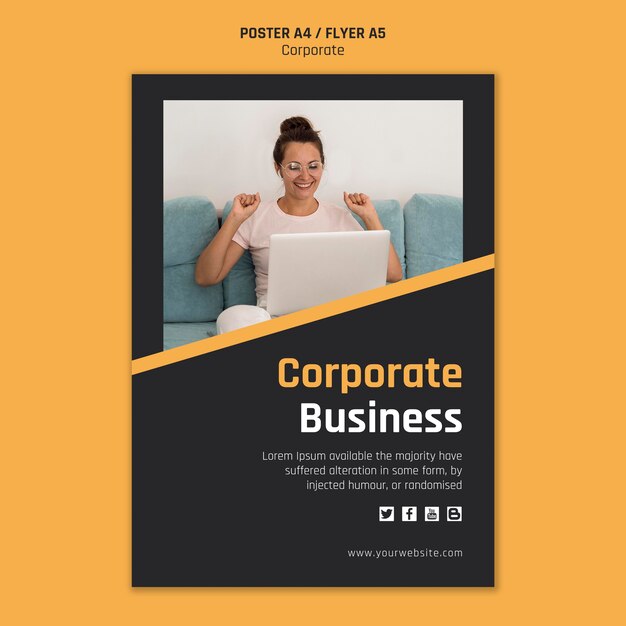 Modèle de Flyer pour entreprise