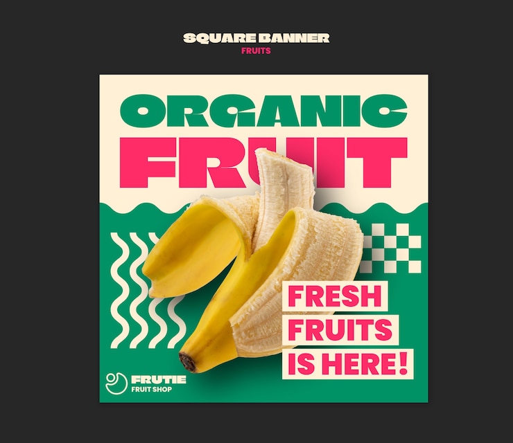PSD gratuit un modèle de fruit délicieux