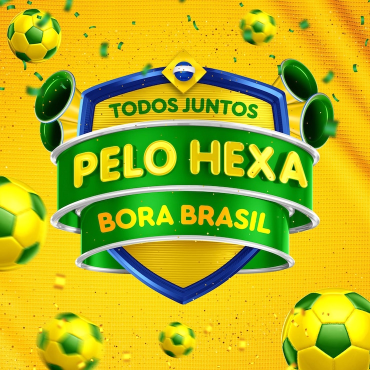 PSD gratuit modèle instagram de la coupe du monde des supporters brésiliens