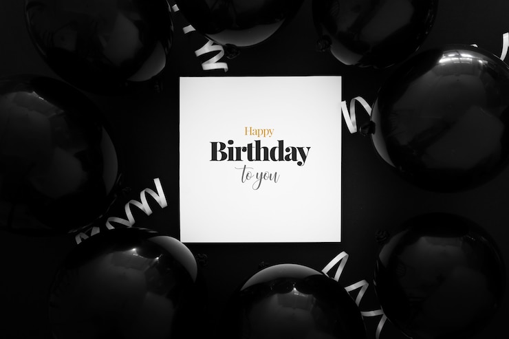 PSD gratuit modèle d'invitation d'anniversaire élégant