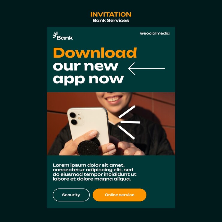 PSD gratuit modèle d'invitation aux services bancaires