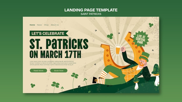 PSD gratuit le modèle de la journée de saint-patrick