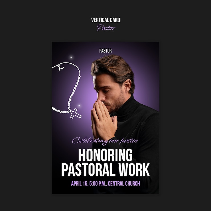 PSD gratuit un modèle de leadership pastoral inspirant
