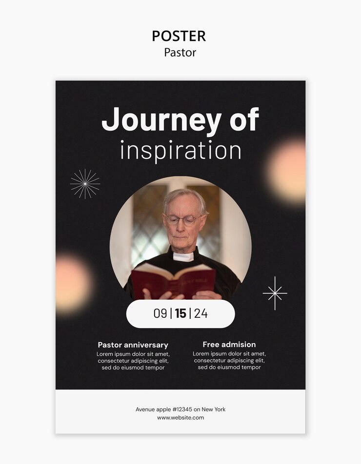 PSD gratuit un modèle de leadership pastoral inspirant
