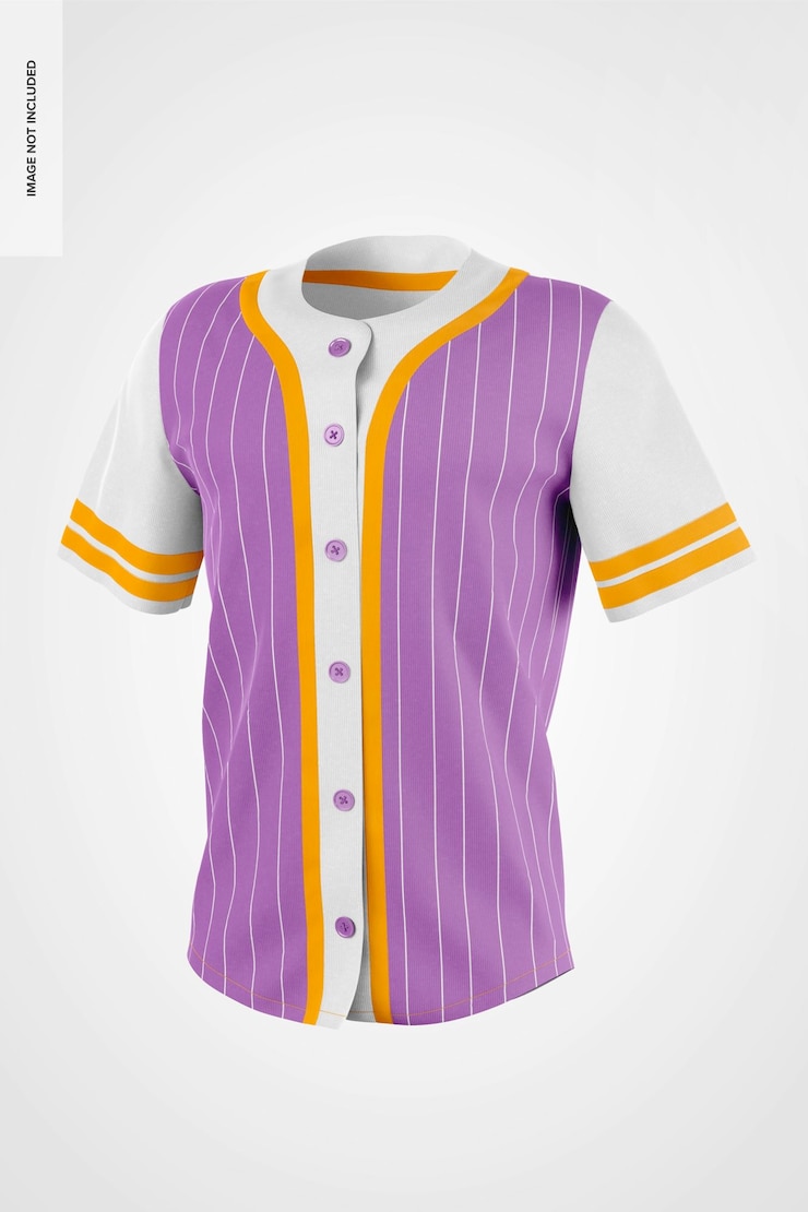 PSD gratuit modèle de maillot de baseball masculin