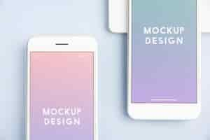 PSD gratuit modèle de maquette d'écran pour téléphone mobile premium