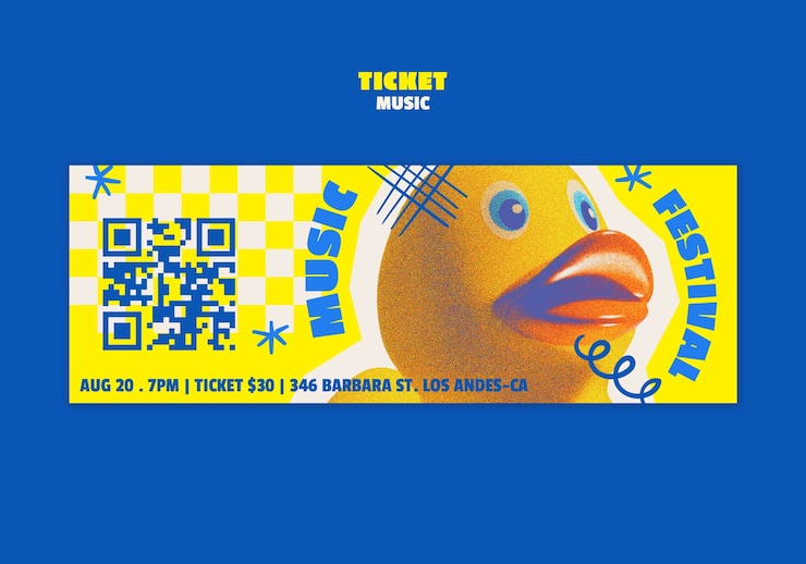 PSD gratuit modèle de musique en direct