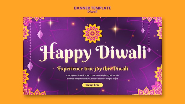 Modèle De Page D'atterrissage Pour La Célébration De Diwali