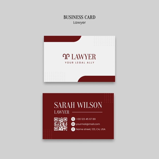 Modèle de profession d'avocat