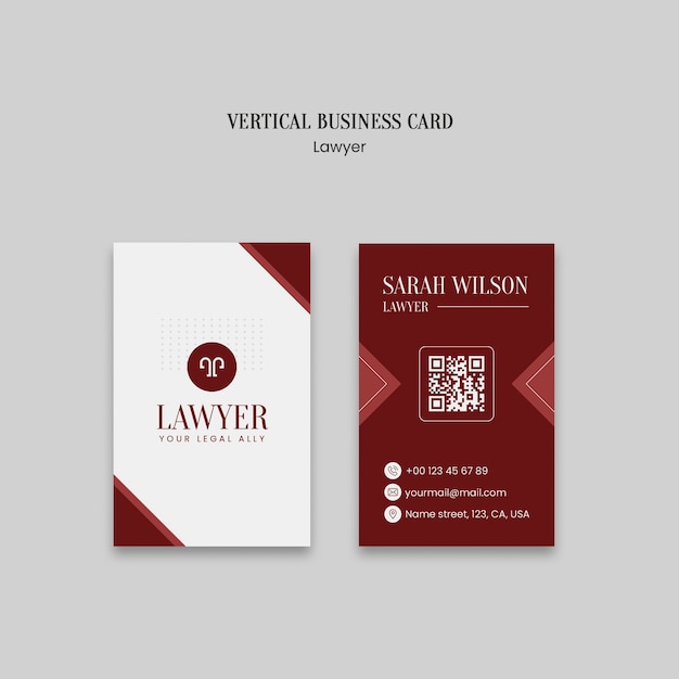 Modèle de profession d'avocat