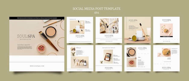 PSD gratuit modèle de publication instagram de catalogue de produits de conception plate