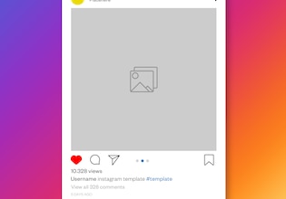 mockup Instagram