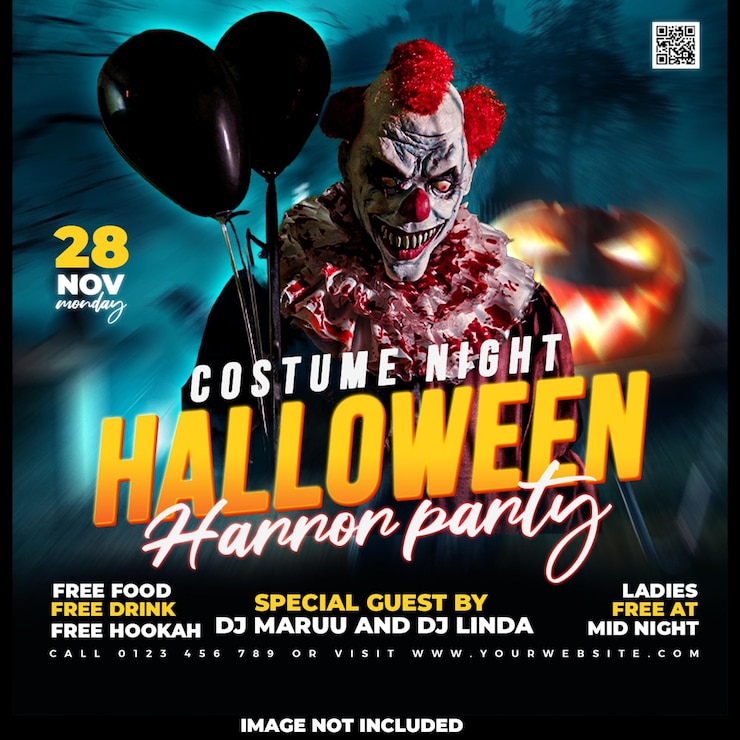 PSD gratuit modèle de publication sur les réseaux sociaux et instagram pour la vente d'halloween