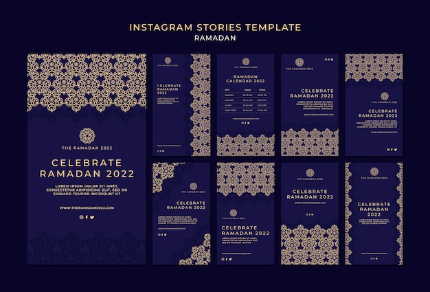 PSD gratuit modèle de ramadan design plat