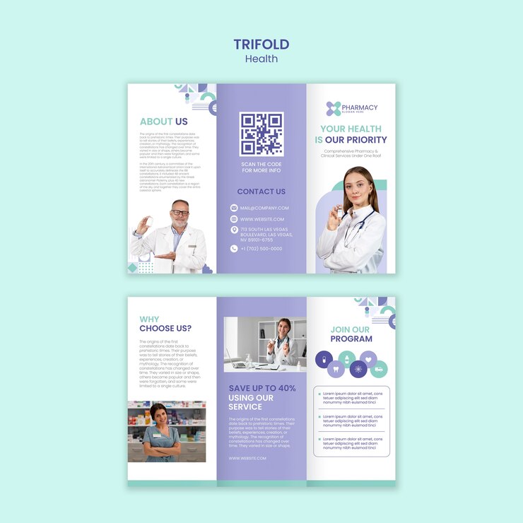 PSD gratuit modèle de service de soins de santé