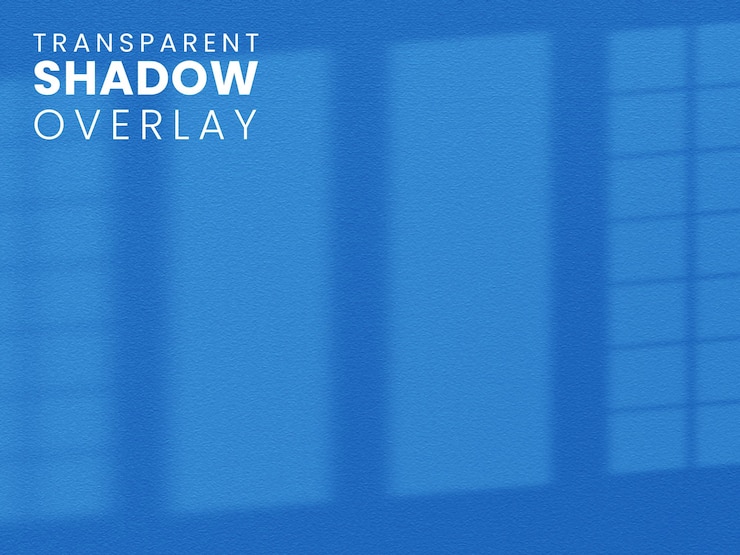 PSD gratuit modèle de superposition d'ombre de fenêtre transparente