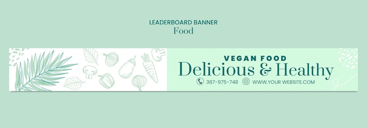PSD gratuit des modèles d'aliments colorés
