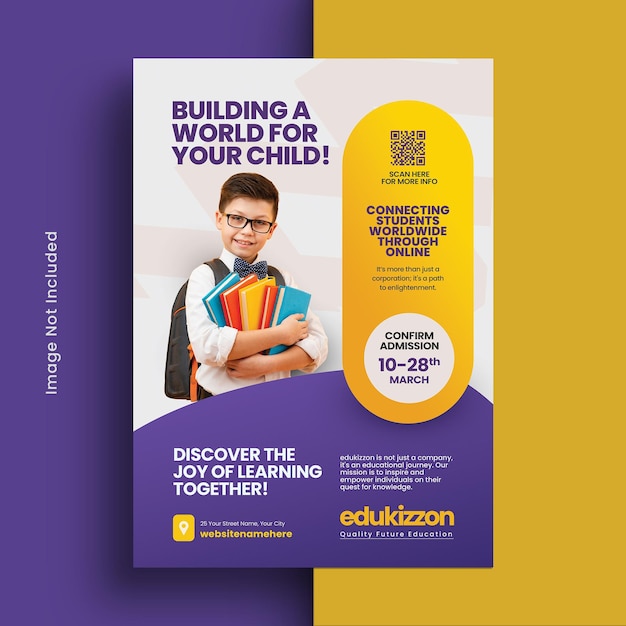 Modèles de dépliants scolaires pour enfants