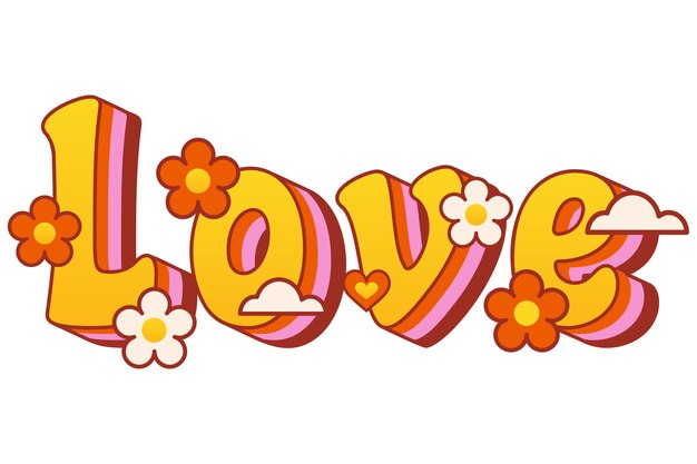 Le mot d'amour illustré