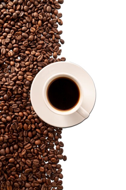 Le motif des grains de café