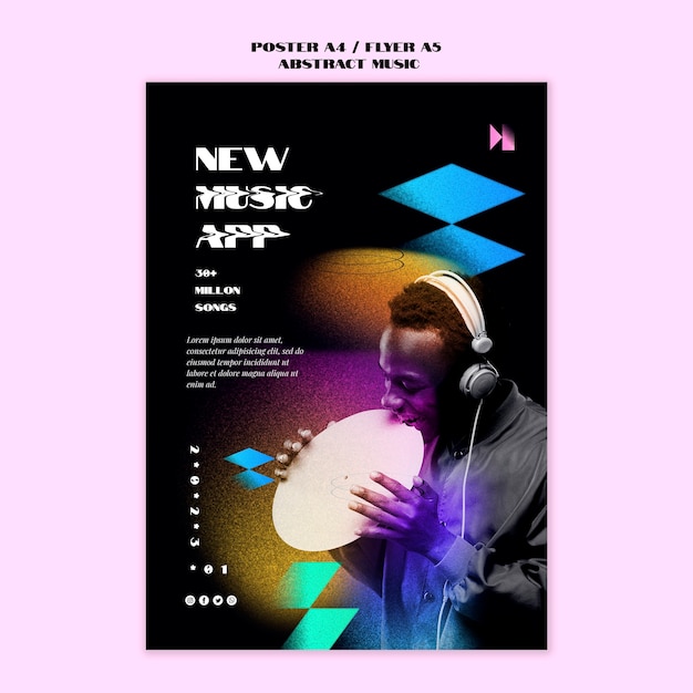 Musique modèle d&#39;affiche du festival