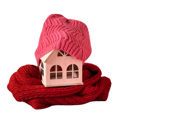 La nature morte d'une maison confortable avec des vêtements chauds