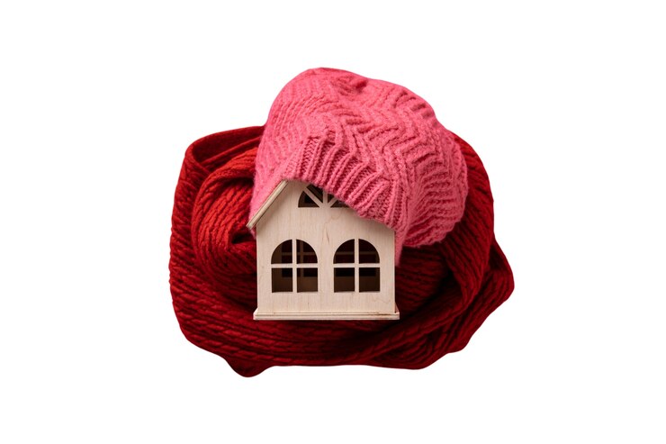 PSD gratuit nature morte d'une maison confortable avec des vêtements chauds