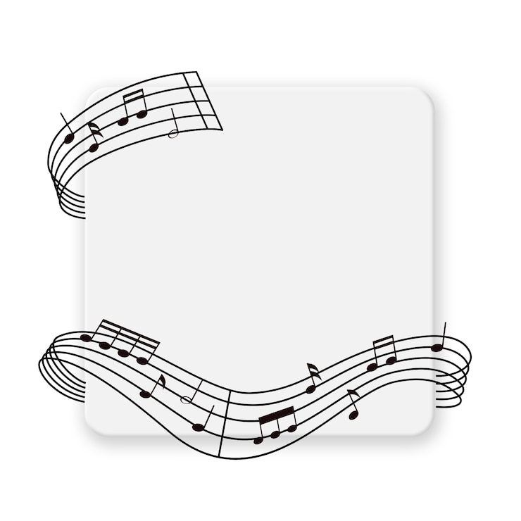 PSD gratuit noir note de musique