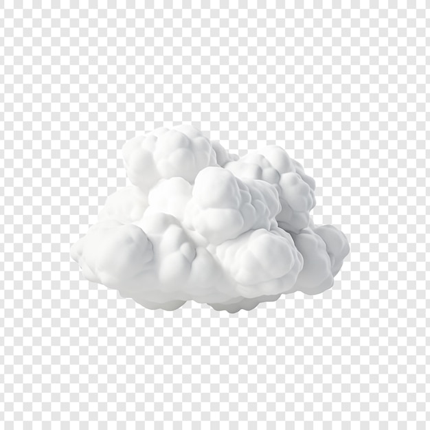 PSD gratuit nuage png isolé sur fond transparent