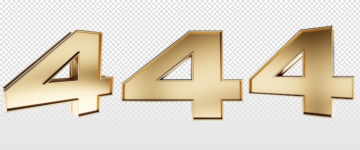 PSD gratuit numéro 3d rendu avec texture dorée isolé pour les compositions
