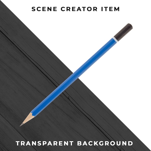 Objet crayon PSD transparent