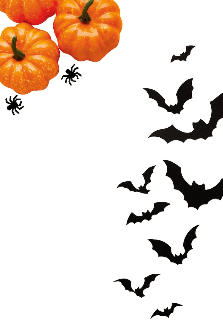 PSD gratuit des objets d'halloween isolés