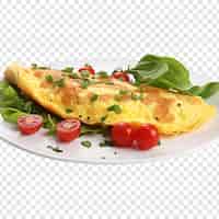 PSD gratuit omelette isolée sur un fond transparent