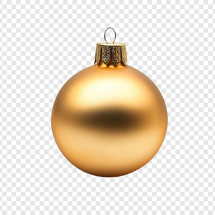 PSD gratuit ornement d'or de noël une décoration festive