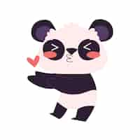 PSD gratuit ours panda mignon