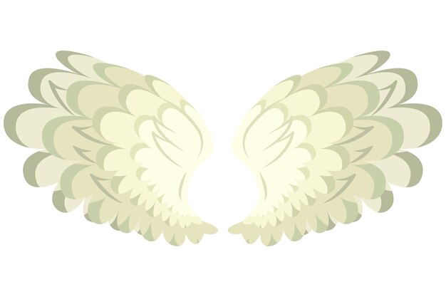 Paire d'ailes illustration