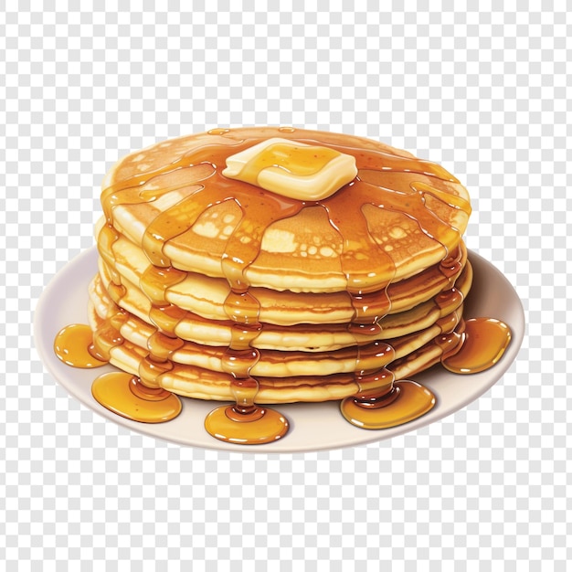 PSD gratuit pancake isolée sur un fond transparent