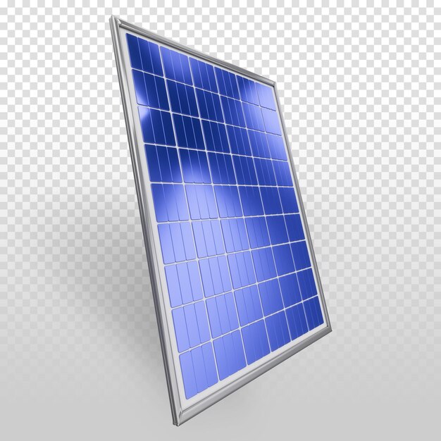 Panneaux solaires 3D réalistes énergie durable énergie solaire