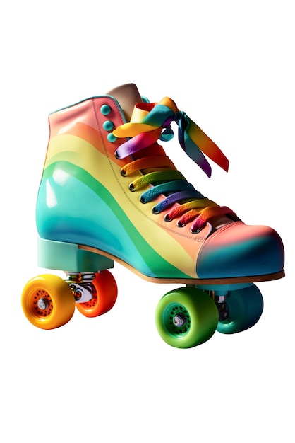 PSD gratuit patins à roulettes isolés