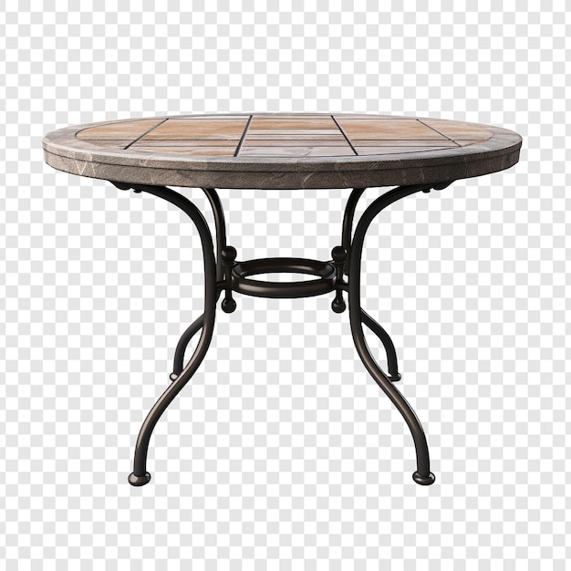 PSD gratuit patio table isolée sur un fond transparent