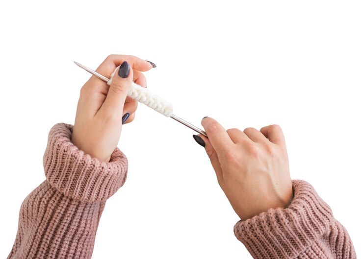 PSD gratuit personne avec du fil à crochet