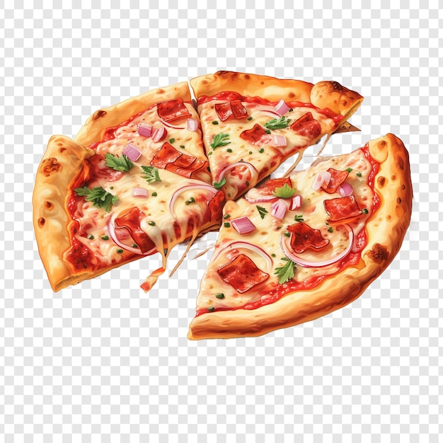 Pizza Du Comté De Pictou Isolée Sur Un Fond Transparent