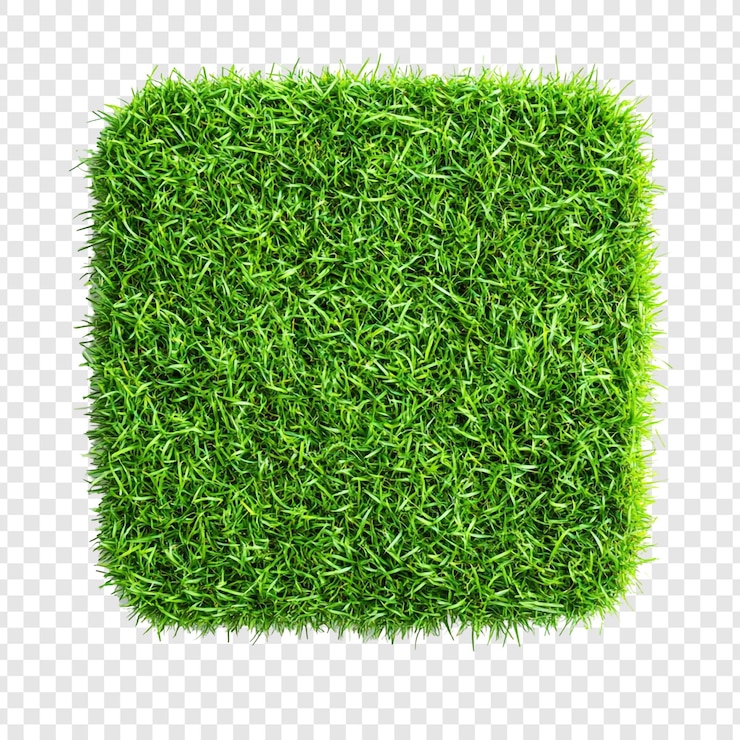 PSD gratuit une plaque d'herbe verte et vibrante une place luxuriante de la nature