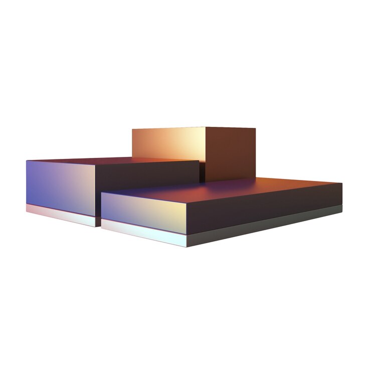 PSD gratuit le podium de rendu 3d est isolé.