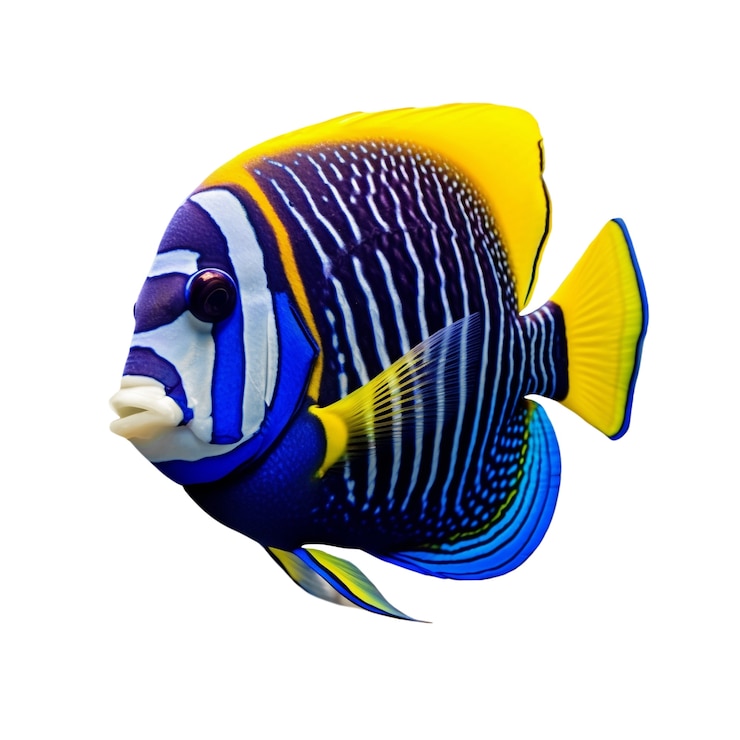 PSD gratuit poissons nageants isolés
