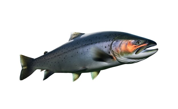 Poissons nageants isolés