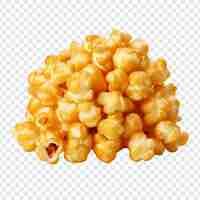 PSD gratuit pop-corn au caramel isolé sur fond transparent