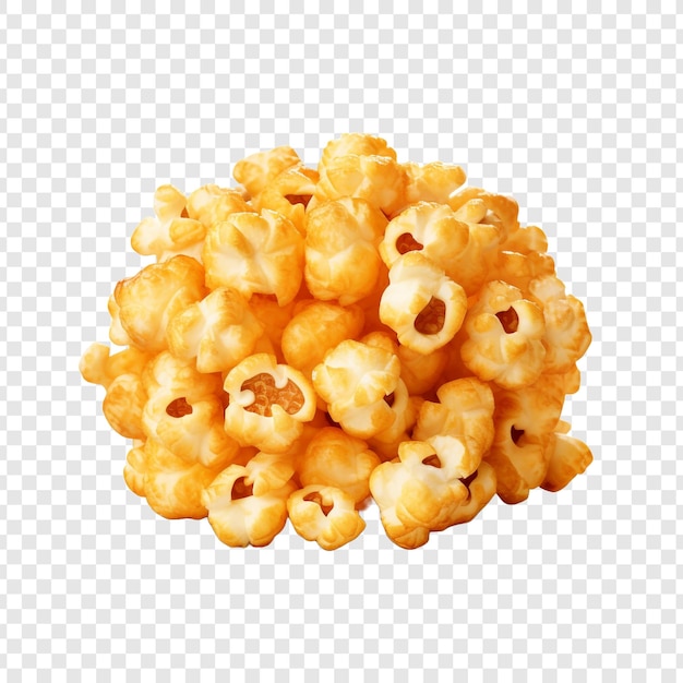 PSD gratuit pop-corn au caramel isolé sur fond transparent