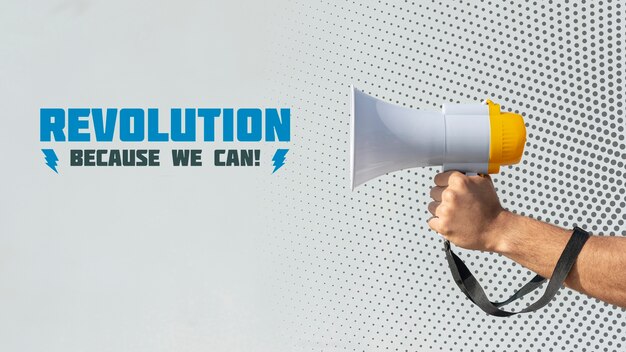 Porte Voix Tenant Un Megaphone Psd Gratuite Porte Voix Tenant Un Megaphone Psd Gratuite